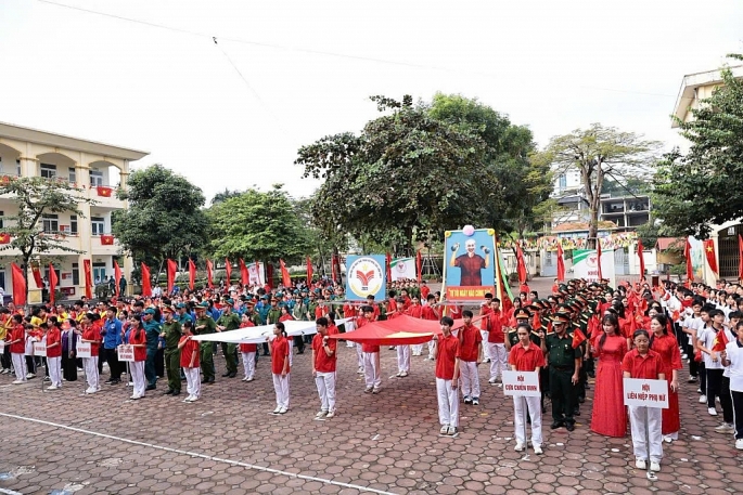 Tưng bừng đại hội thể dục thể thao xã Hòa Lạc lần thứ I, năm 2025