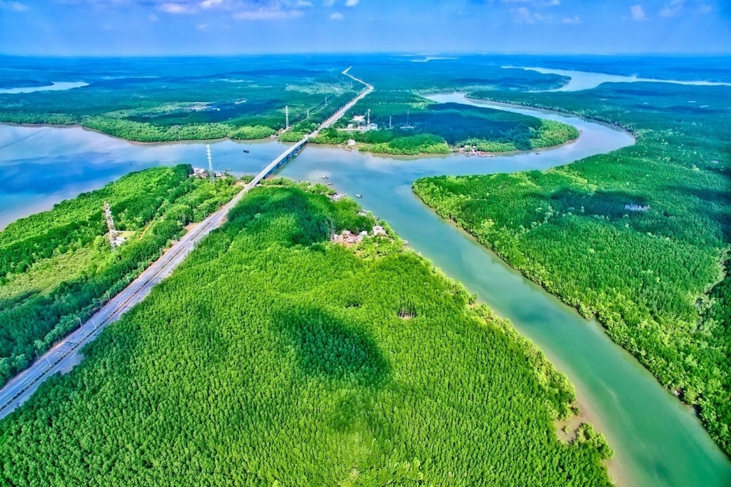 Cần Giờ cách trung tâm TP.HCM 50km, là “lá phổi xanh” của khu vực 