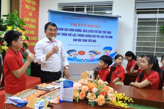 Hà Nội đẩy mạnh giáo dục sức khỏe học đường