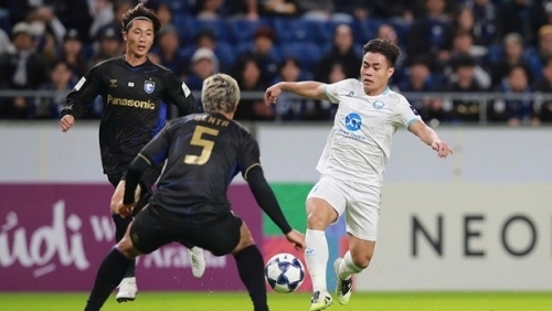 Nam Định nhận thất bại đầu tiên tại AFC Champions League Two