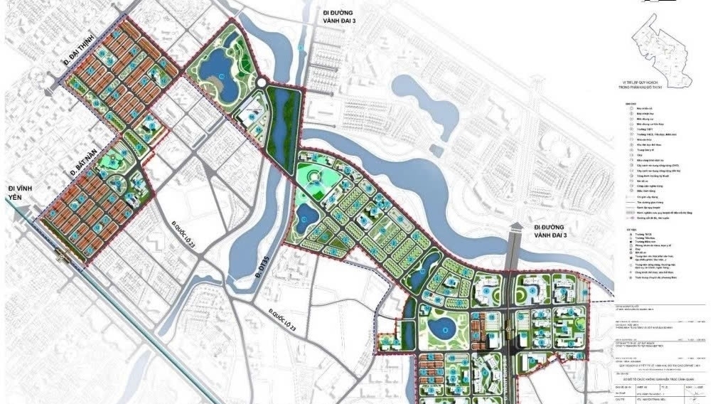 Hà Nội duyệt quy hoạch khu đô thị trị giá 15.000 tỷ đồng tại Mê Linh