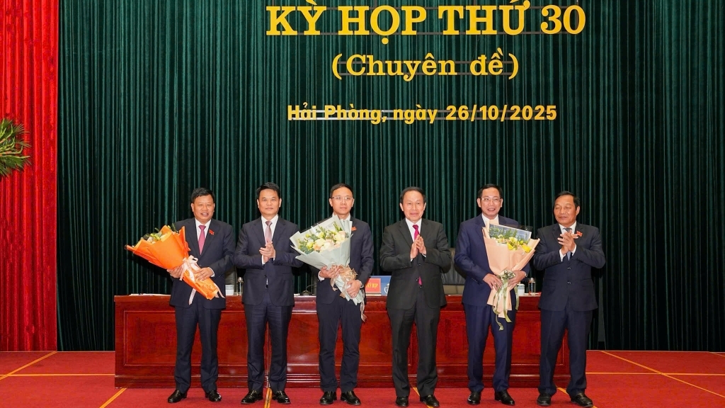 Hải Phòng kiện toàn chức danh Phó Chủ tịch HĐND và Phó Chủ tịch UBND thành phố