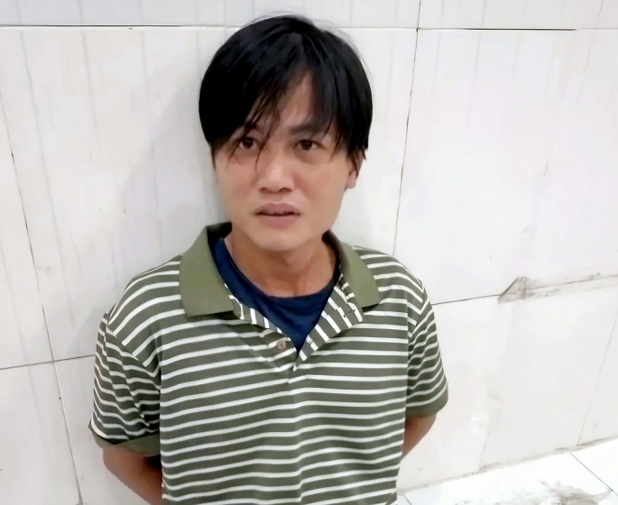 Đối tượng Trần Minh Tân bị bắt giữ, Ảnh: CACC Đối tượng Trần Minh Tân bị bắt giữ, Ảnh: CACC