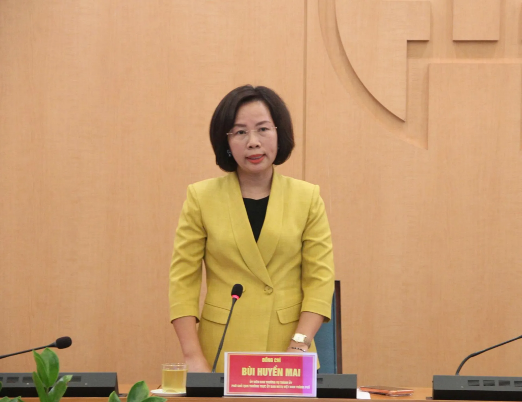 Phó Chủ tịch Thường trực Ủy ban Mặt trận Tổ quốc Việt Nam TP Hà Nội Bùi Huyền Mai thông tin về kế hoạch tổ chức Chương trình “Chung tay vì người nghèo và an sinh xã hội” TP Hà Nội năm 2025 Phó Chủ tịch Thường trực Ủy ban Mặt trận Tổ quốc Việt Nam TP Hà Nội Bùi Huyền Mai thông tin về kế hoạch tổ chức Chương trình “Chung tay vì người nghèo và an sinh xã hội” TP Hà Nội năm 2025