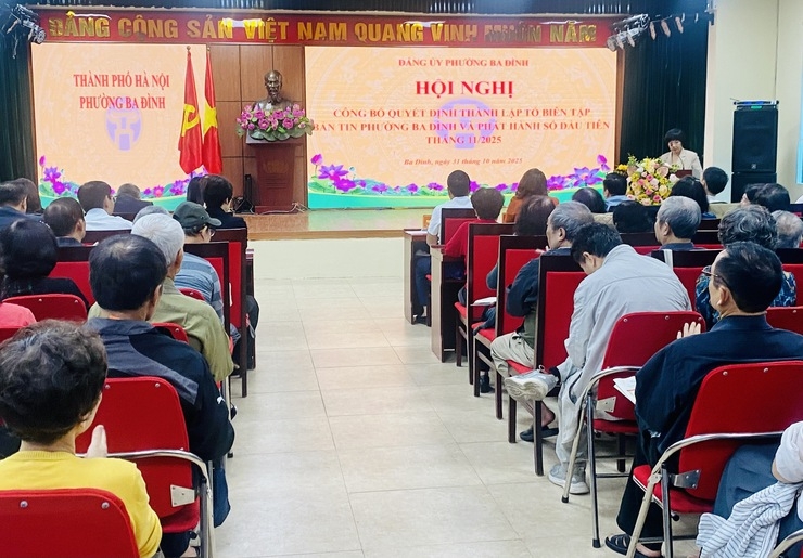 Phường Ba Đình ra mắt “Bản tin số”, cầu nối thông tin giữa chính quyền và Nhân dân