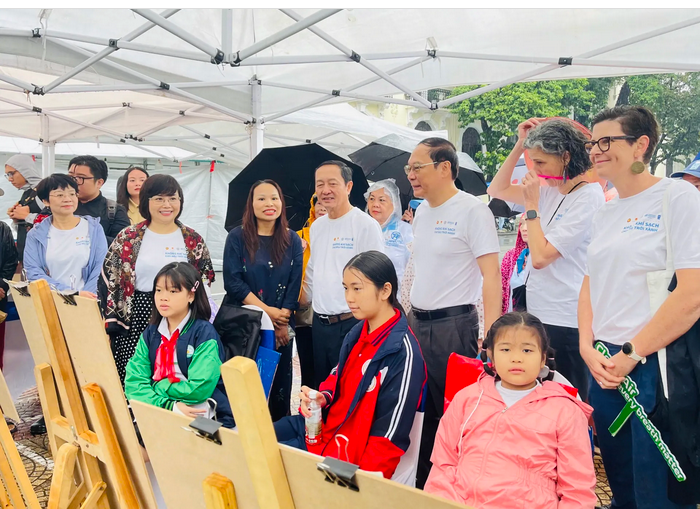 Lan tỏa thông điệp “Không khí sạch cho bầu trời xanh”