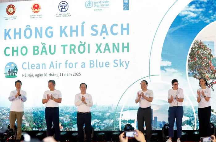 Lan tỏa thông điệp “Không khí sạch cho bầu trời xanh”