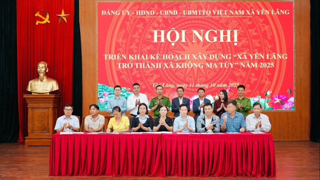 Chung tay xây dựng “xã không ma túy”