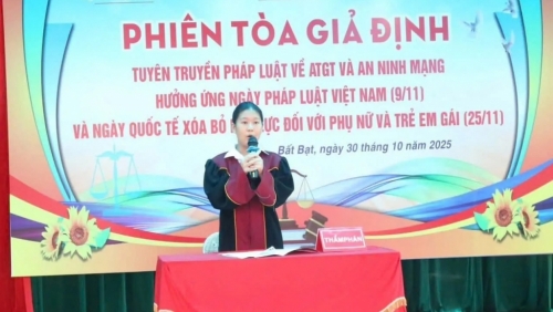 Nhiều hoạt động hưởng ứng Ngày Pháp luật Việt Nam ở cấp xã