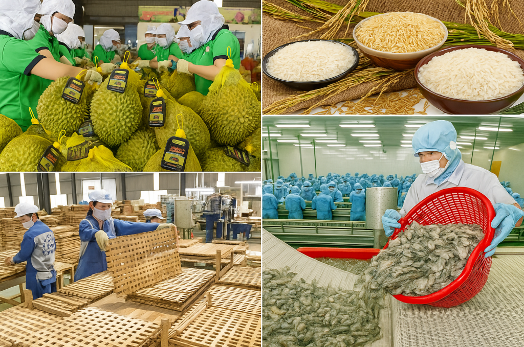 Xuất khẩu nông sản hướng mốc 70 tỷ USD