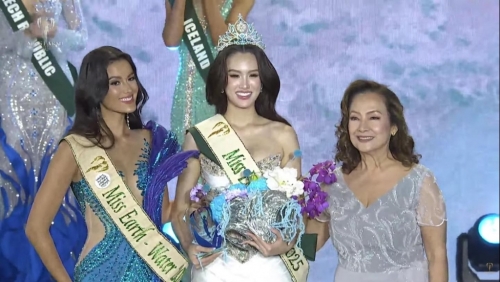 Người đẹp Hà Nội giành Á hậu 2 Hoa hậu Trái Đất 2025