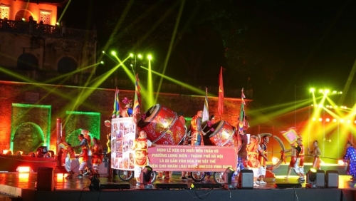 Tái hiện một số lễ hội, trò tích truyền thống Thủ đô tại Festival Thăng Long - Hà Nội 2025