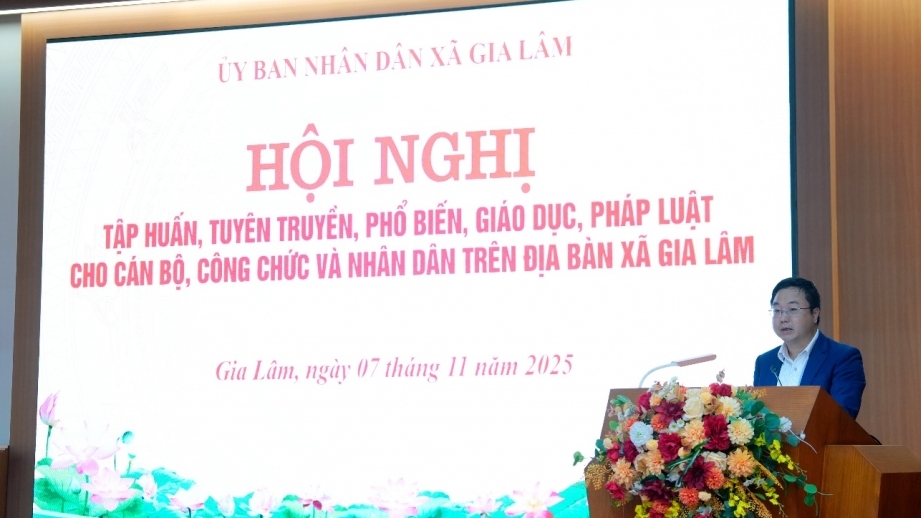 Xã Gia Lâm đẩy mạnh công tác tuyên truyền, phổ biến, giáo dục pháp luật
