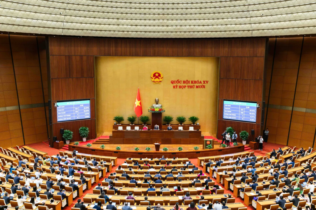 Quang cảnh phiên làm việc sáng 10/11. Ảnh: Quochoi.vn