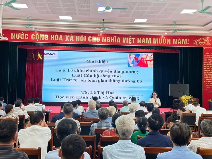 UBND xã Thiên Lộc tổ chức tuyên truyền các văn bản pháp luật quan trọng cho cán bộ và Nhân dân trên địa bàn