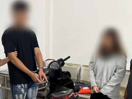 Nam thanh niên tàng trữ cần sa bị tổ 141 phát hiện. Ảnh: CQCA