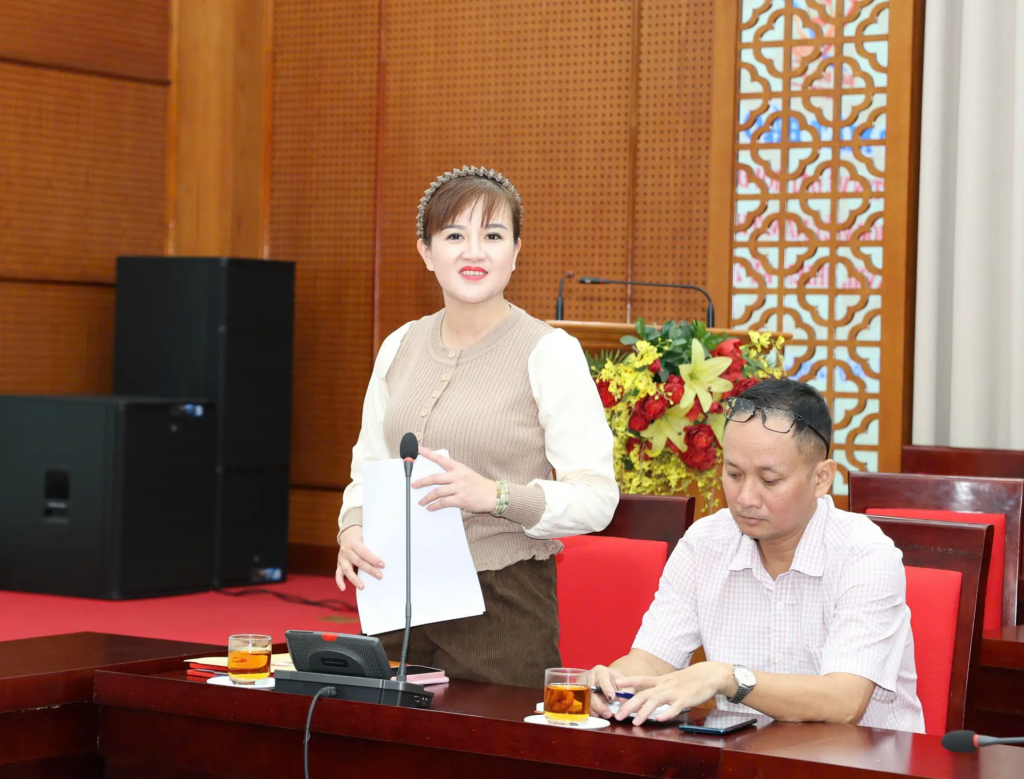 Trưởng Ban Tuyên giáo và Công tác xã hội - Ủy ban MTTQ Việt Nam TP Hà Nội Hoàng Thu Hồng cung cấp thông tin 