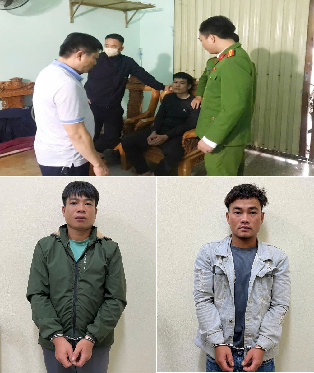 3 đối tượng bị bắt giữ