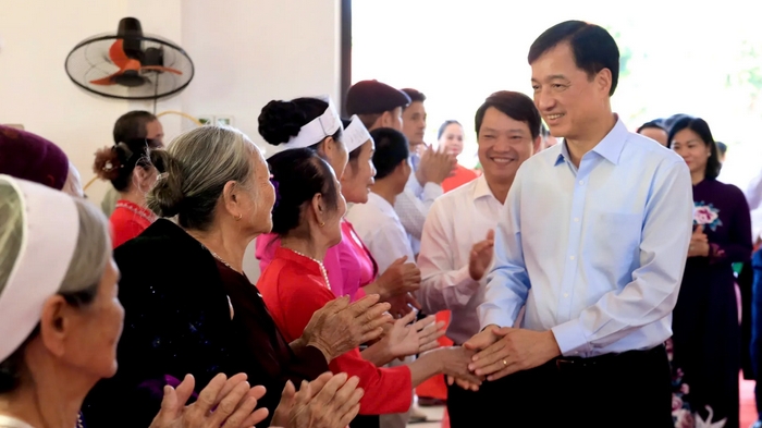 Bí thư Thành ủy Hà Nội Nguyễn Duy Ngọc dự Ngày hội Đại đoàn kết toàn dân tộc tại Ba Vì