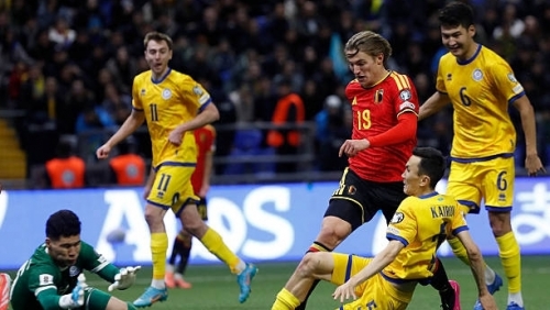 Bỉ hòa thất vọng, có nguy cơ phải đá play-off dự World Cup 2026