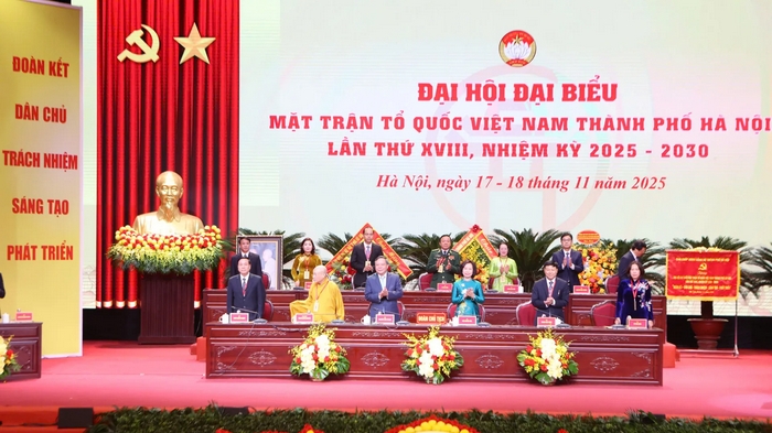 Khai mạc Đại hội Mặt trận Tổ quốc Việt Nam TP Hà Nội lần thứ XVIII với phương châm “Đoàn kết - Dân chủ - Trách nhiệm - Sáng tạo - Phát triển”