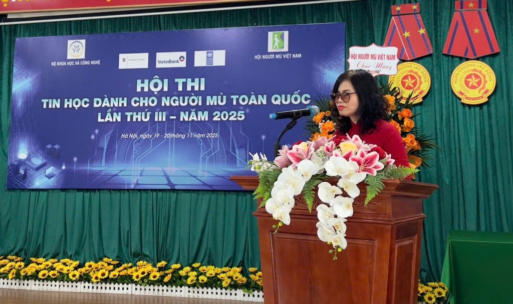 Trao cơ hội để người khiếm thị làm chủ công nghệ số