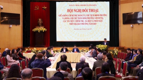 Phường Hoàn Kiếm: Đối thoại trực tiếp giữa lãnh đạo cấp ủy, chính quyền với Nhân dân