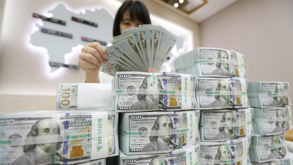 Đồng đô la Mỹ tiếp tục tăng. Ảnh: Int