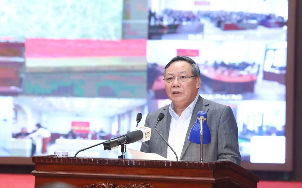 Phó Bí thư Thường trực Thành ủy Nguyễn Văn Phong phát biểu chỉ đạo tại hội nghị. Phó Bí thư Thường trực Thành ủy Nguyễn Văn Phong phát biểu chỉ đạo tại hội nghị.