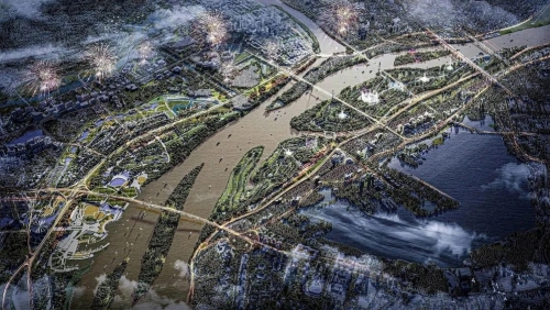 Trục đại lộ cảnh quan sông Hồng được kỳ vọng là trục phát triển kinh tế - xã hội