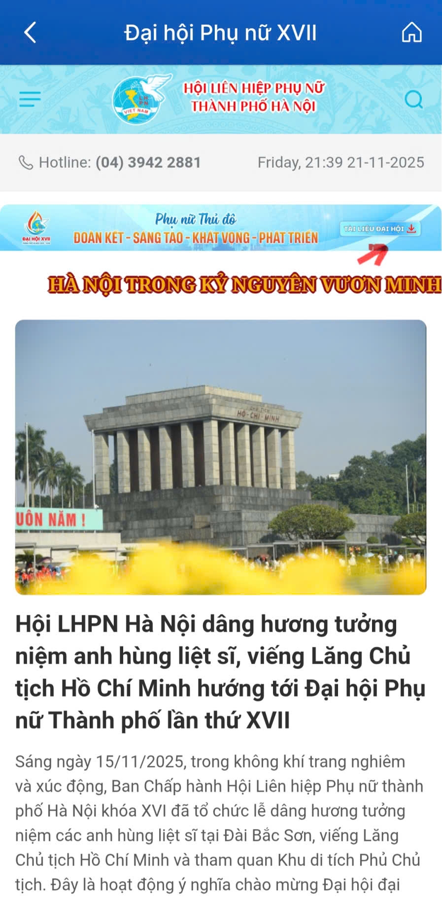 Dấu ấn chuyển đổi số lan tỏa ngay từ Đại hội đại biểu phụ nữ TP Hà Nội lần thứ XVII