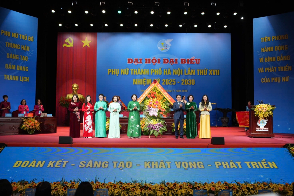Dấu ấn chuyển đổi số lan tỏa ngay từ Đại hội đại biểu phụ nữ TP Hà Nội lần thứ XVII