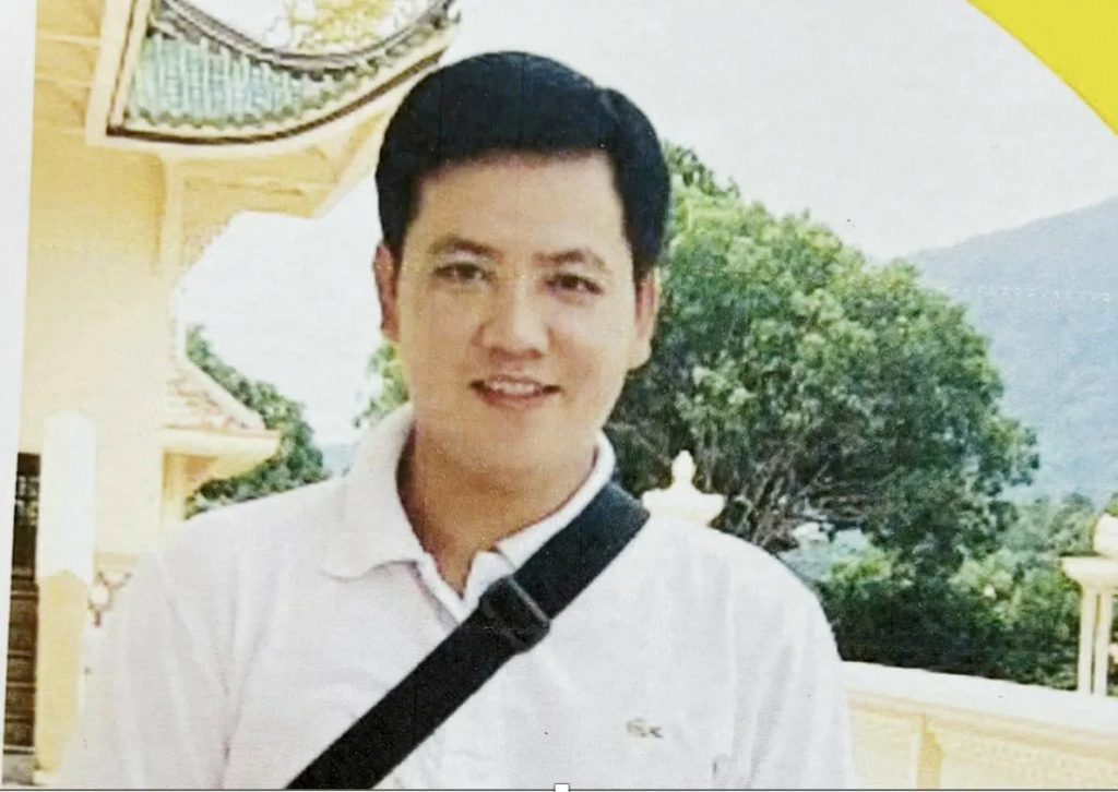 Chân dung đối tượng Phạm Hữu Tính, kẻ chủ mưu trong đường dây lừa đảo chiếm đoạt tài sản. Ảnh CACC