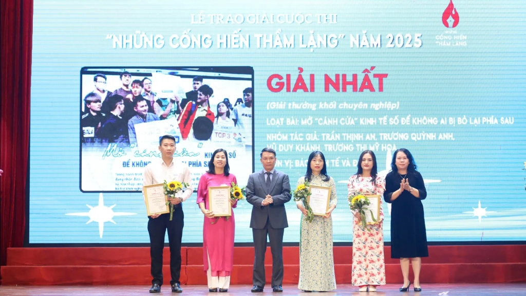 Báo Kinh tế và Đô thị đoạt giải Nhất Cuộc thi “Những cống hiến thầm lặng” 2025