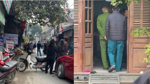 "Tá hoả" phát hiện 2 người đàn ông tử vong trong tư thế quỳ bên ngôi nhà ở Hà Nội
