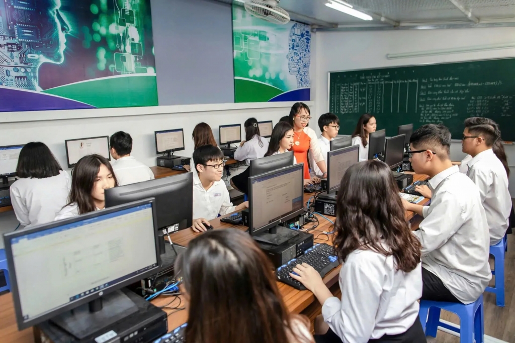 Tôi kỳ vọng AI sẽ giúp các em chủ động học tập, hình thành khả năng tự học và giải quyết vấn đề từ sớm, biết tận dụng công nghệ để học hiệu quả, sáng tạo và tự tin hơn trong khám phá kiến thức. Tuy nhiên, tôi cũng có một