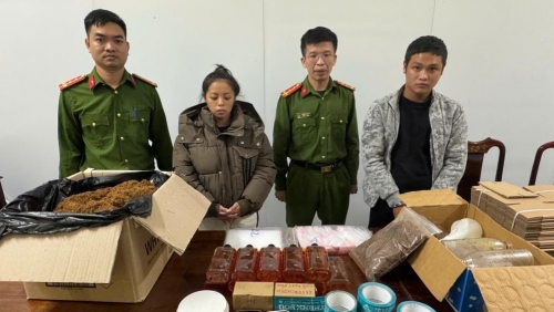 Triệt phá đường dây ma túy của cặp đôi sống chung như vợ chồng