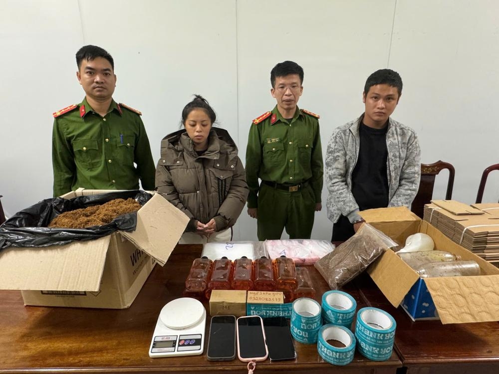 Cơ quan điều tra bắt giữ đối tượng cùng tang vật