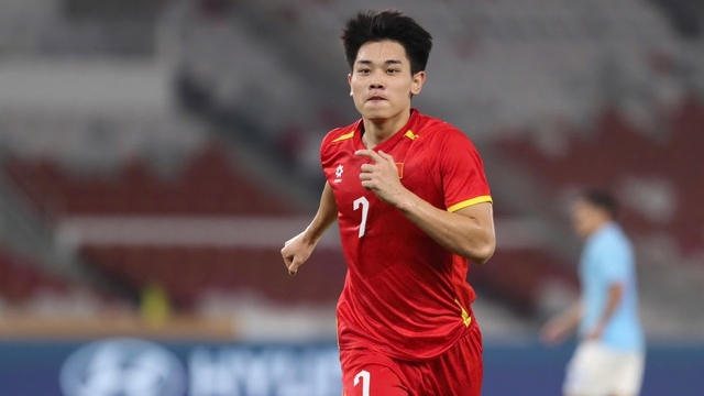 Đình Bắc tỏa sáng, U22 Việt Nam vất vả vượt qua U22 Lào ở trận mở màn SEA Games 33