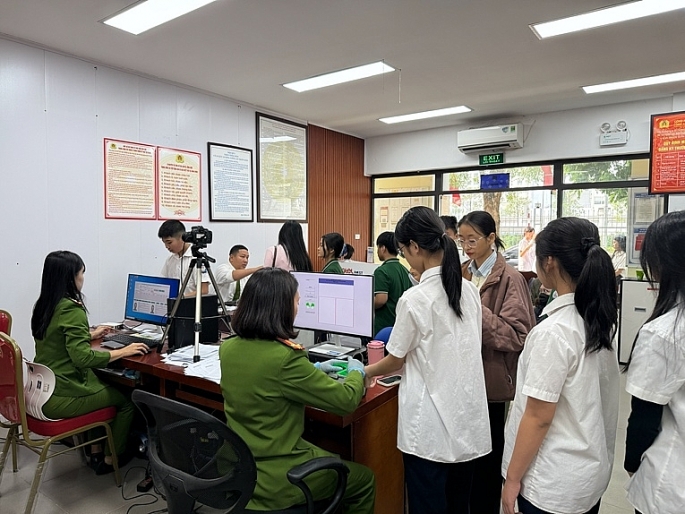 Hà Nội tăng tốc cấp căn cước công dân cho học sinh Hà Nội tăng tốc cấp căn cước công dân cho học sinh