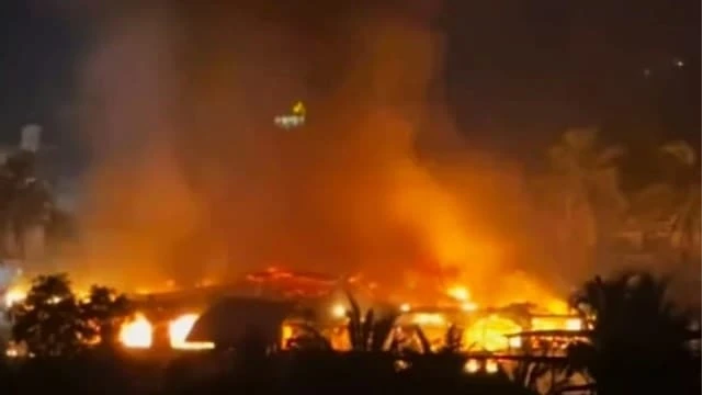 Hiện trường vụ cháy. Ảnh: India Express. Hiện trường vụ cháy. Ảnh: India Express.