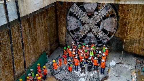 TBM “thần tốc” cán đích ga S12: Bước đột phá trong xây dựng hạ tầng giao thông ngầm