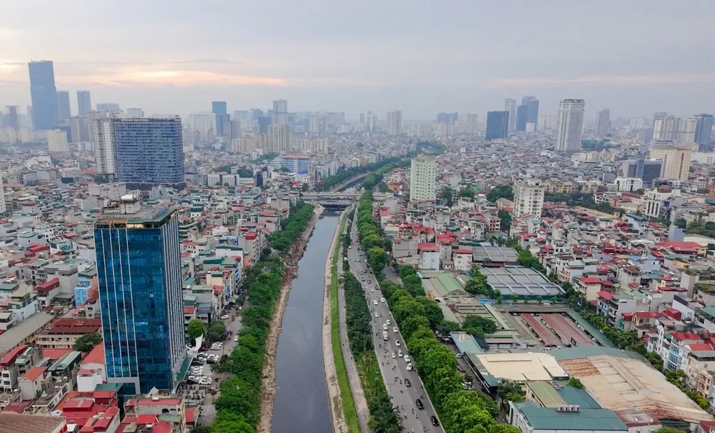 Dự án cải tạo, chỉnh trang và tái thiết hệ thống công viên dọc hai bên sông Tô Lịch có tổng mức đầu tư sơ bộ hơn 4.665 tỷ đồng. Ảnh Khánh Huy Dự án cải tạo, chỉnh trang và tái thiết hệ thống công viên dọc hai bên sông Tô Lịch có tổng mức đầu tư sơ bộ hơn 4.665 tỷ đồng. Ảnh Khánh Huy