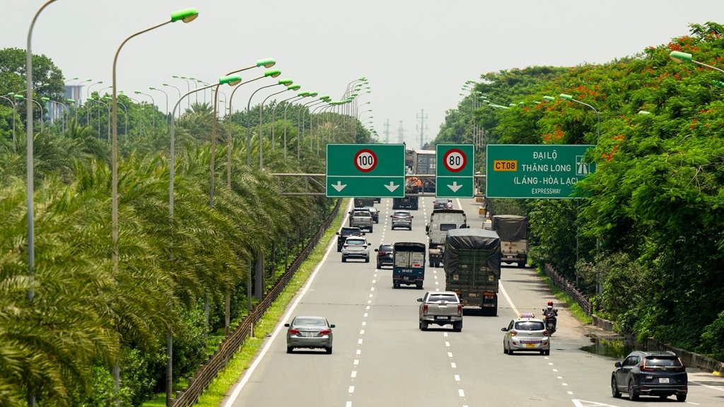 Hà Nội phân luồng giao thông phục vụ thi công Đại lộ Thăng Long