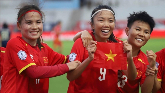 Tuyển nữ Việt Nam đoạt vé vào bán kết SEA Games 33 đầy thuyết phục