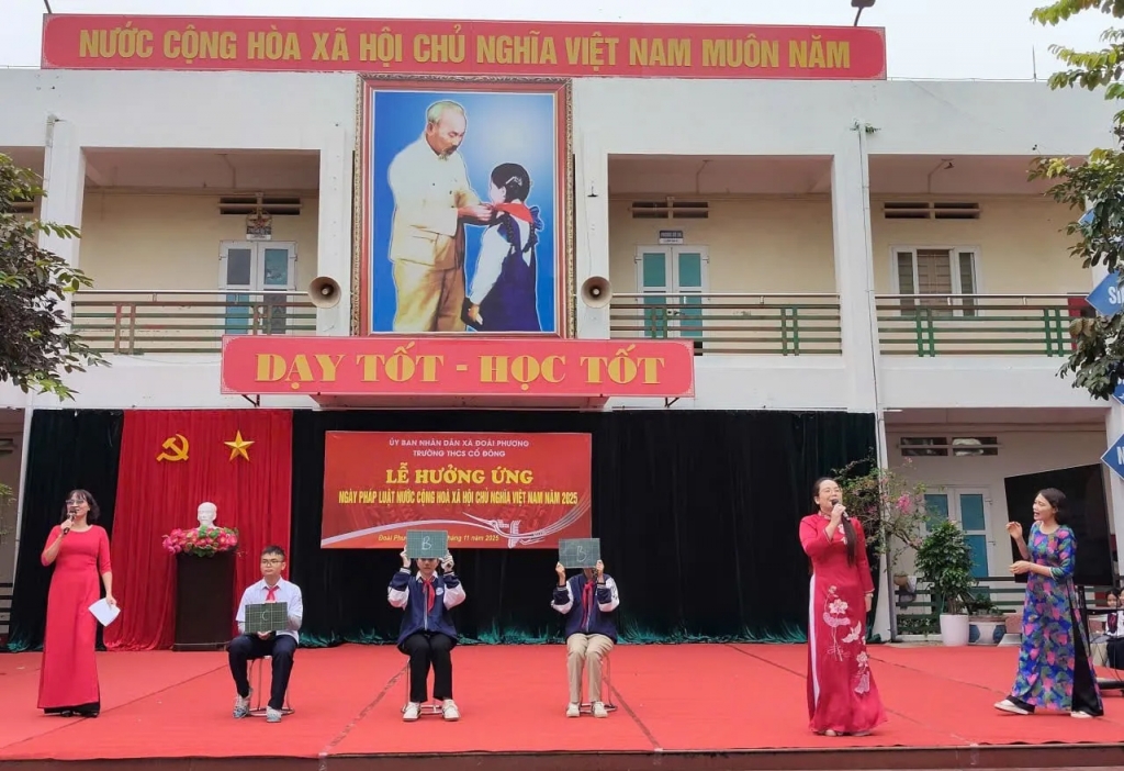 Xã Đoài Phương “làm mới” công tác phổ biến pháp luật