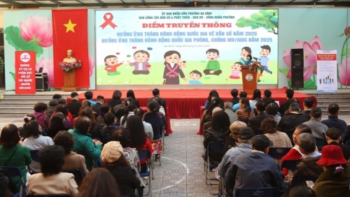 Phường Ba Đình phát động Tháng hành động quốc gia về dân số và phòng, chống HIV/AIDS năm 2025