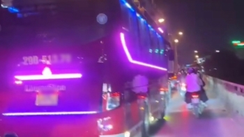 Hà Nội: Xử lý tài xế xe khách có hành vi gây mất an toàn giao thông