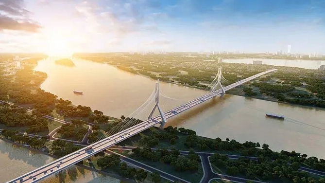Hệ thống 7 cây cầu vượt sông Hồng - một Thủ đô hội nhập, hiện đại, xanh và kết nối