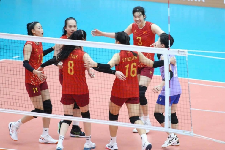 Tuyển bóng chuyền nữ Việt Nam toàn thắng vòng bảng SEA Games 33 Tuyển bóng chuyền nữ Việt Nam toàn thắng vòng bảng SEA Games 33